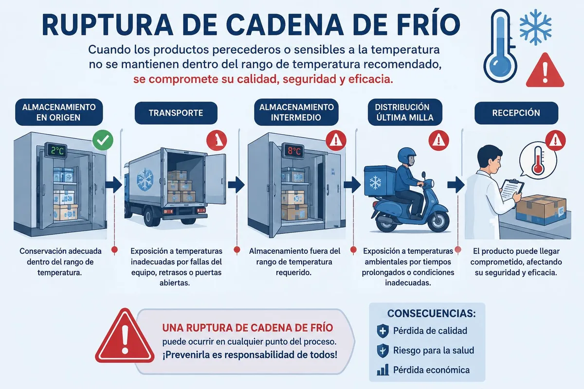 Monitoreo de temperatura en la cadena de frío de lácteos