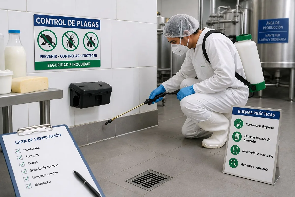Programa de control de plagas en supermercado